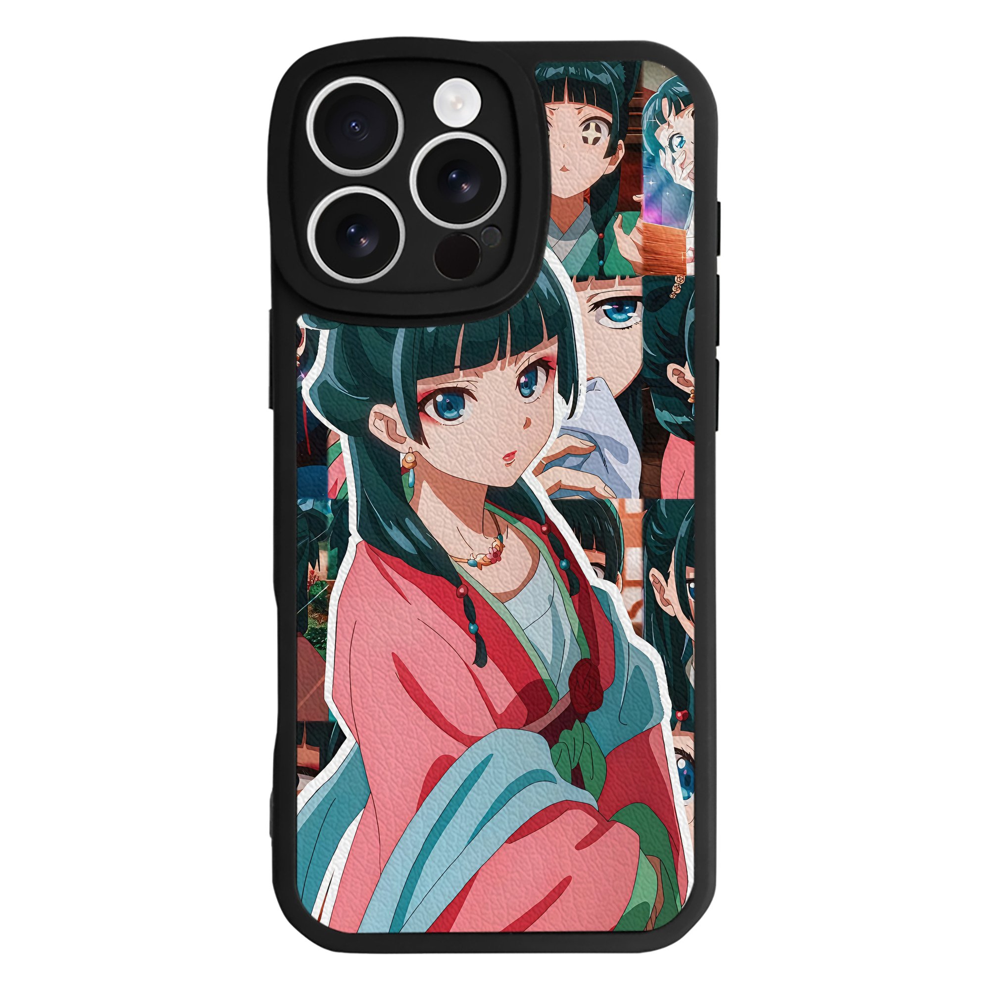 （画像用） 薬屋のひとりごと The Apothecary Diaries 【iPhone 16シリーズ対応】シリコンスマホケース（レザー調） 材質：シリコン